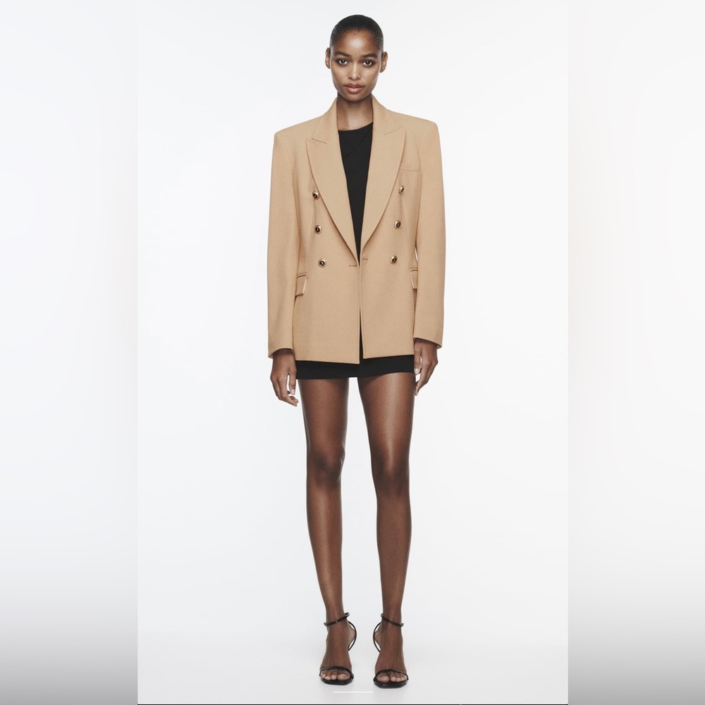 Zara TAILORED DOUBLE BREASTED BLAZER